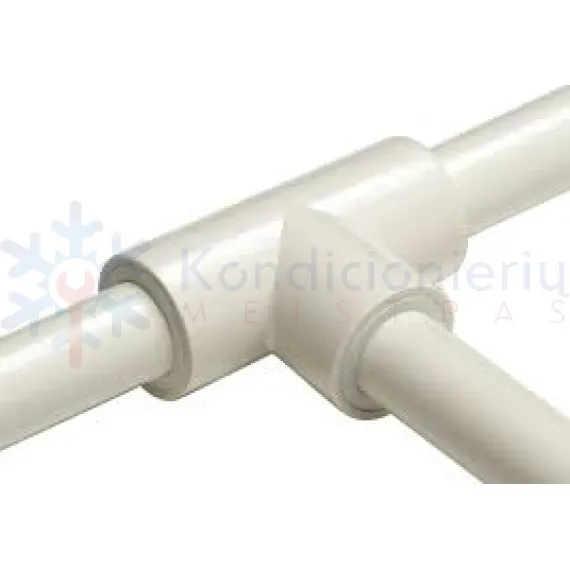Kondensato plastikinio vamzdžio 16 mm T sujungimas