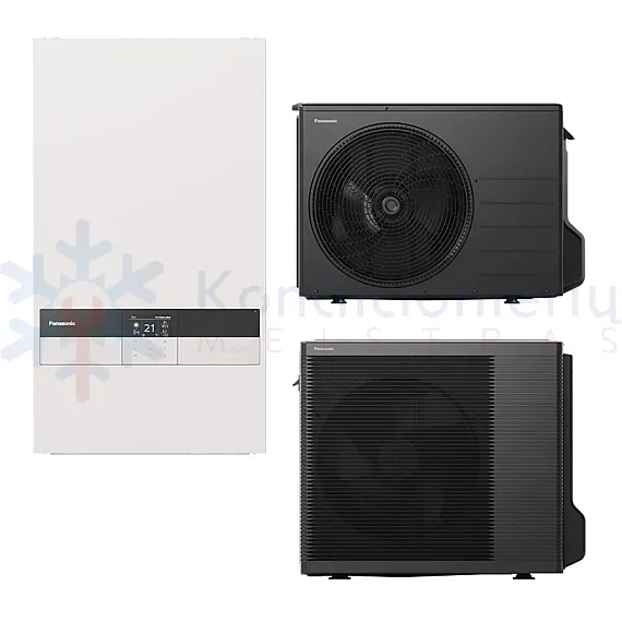 WH-SDC0309K6E5 / WH-UDZ03KE5 Panasonic Bi-Bloc vienfazis K kartos 3.0 kW oras-vanduo šilumos siurblys