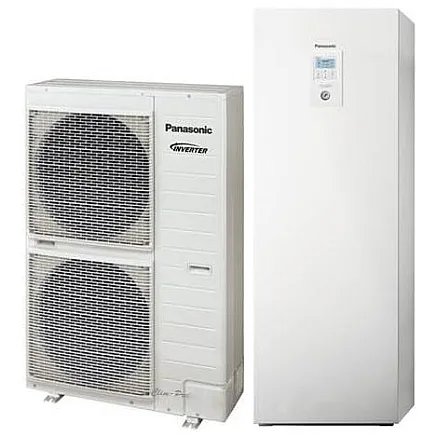 WH-ADC0916H9E8 / WH-UX09HE8 Panasonic T-CAP 9.0 kW oras-vanduo šilumos siurblys su integruota vandens talpa