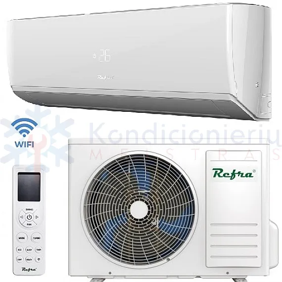 RSSV12AR32 RSCVN12AR32 Refra E-Nordic serijos 3.4/3.6 kW oro kondicionierius - šilumos siurblys