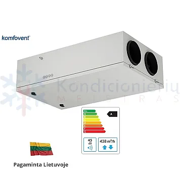 Rekuperatorius KOMFOVENT Domekt R 400 F C6M L/AZ F7/M5