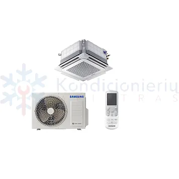 AC026RNNDKG/EU-AC026RXADKG/EU SAMSUNG bevėjis mini 4-krypčių 2.6/3.4 kW kasetinis šilumos siurblys