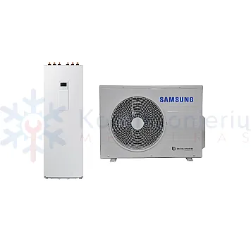 AE200RNWSEG/EU-AE090RXEDEG/EU SAMSUNG 9.0/8.7 kW split (su 200 L tūriniu šildytuvu) oras-vanduo šilumos siurblys