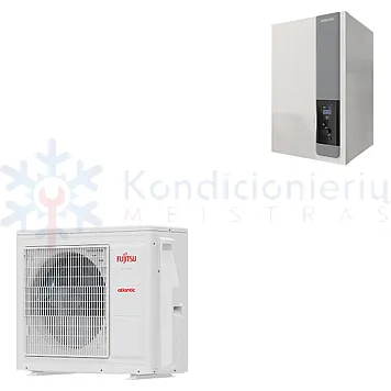 Atlantic Alféa Extensa S 10 R32 oras-vanduo šilumos siurblys WOYA100KLT + 024428