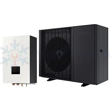 Samsung EHS Mono HT Quiet Hydro AI Home 12 kW trifazis oras-vanduo šilumos siurblys AE120BXYDGG/EU + AE160DNYMPK/EU