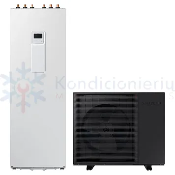 Samsung EHS Mono R290 ClimateHub 260 l 12 kW oras-vanduo šilumos siurblys AE120CXYDGK/EU + AE260CNWMGG/EU + MWR-WW10KN