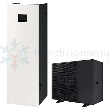 Samsung EHS Mono R290 ClimateHub AI Home 200 l 12 kW oras-vanduo šilumos siurblys AE120CXYDGK/EU + AE200DNWMPK/EU