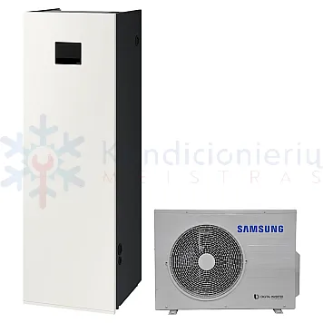 Samsung EHS Split R32 ClimateHub AI Home 200 l 4,4 kW oras-vanduo šilumos siurblys AE040RXEDEG/EU + AE200DNWSPG/EU
