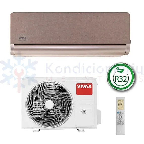 ACP-12CH35AEHI Gold VIVAX 3.5/3.8 kW oro kondicionierius - šilumos siurblys
