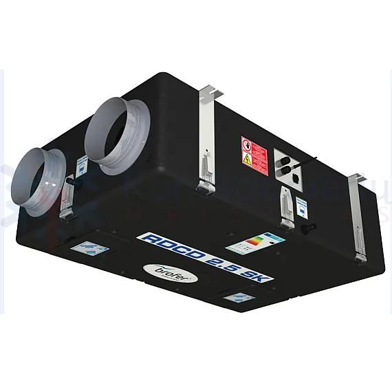 Rekuperatorius Brofer RDCD25SKHE su entalpiniu šilumokaičiu