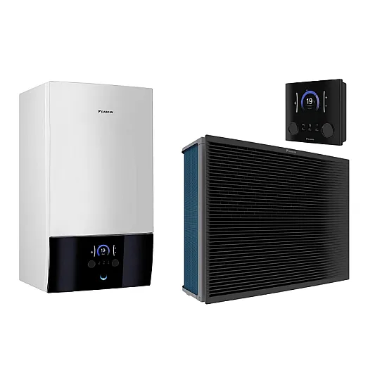 ELBH12E6V - ERRA12EW1 Daikin Altherma 3 R MT sieninis 9.97 kW oras-vanduo šilumos siurblys