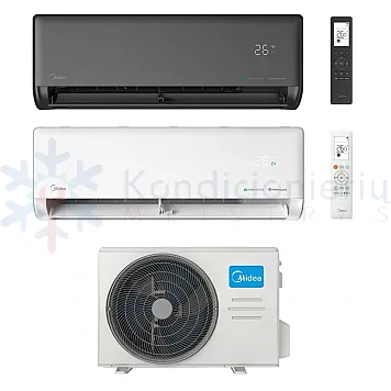 Midea EZ 3.5/3.8 kW šilumos siurblys (antracito spalva) | EZB-12RD6-I - EZ-12RD6H-O