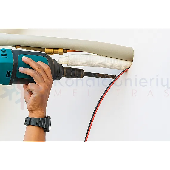 Oro kondicioniariaus komunikacijų įrengimas