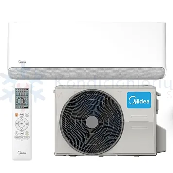 MSC1BIU-09HRFN8-QRD1GW/MOX104-09HFN8-QRD6GW – Midea BREEZELESS E bevėjis oras–oras šilumos siurblys