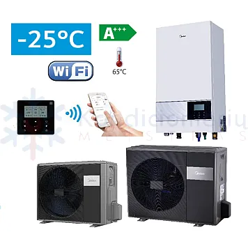 MHA-V4W/D2N8-B2 HB-A60/CDS90GN8-B2 Midea M-Thermal Arctic Split 4.25/4.50 kW oras-vanduo šilumos siurblys