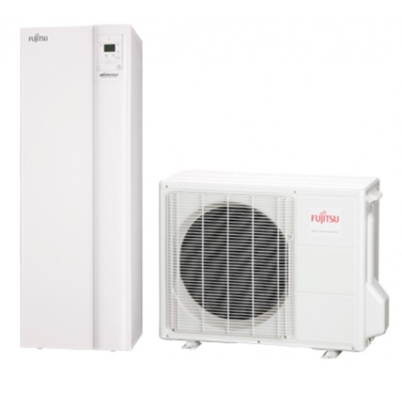 WGYA100DG6-WOYA080LFCA Fujitsu 7.5 kW šilumos siurblys oras-vanduo