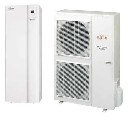 WGYK160DG9-WOYK160LCTA Fujitsu 15.17 kW šilumos siurblys oras-vanduo