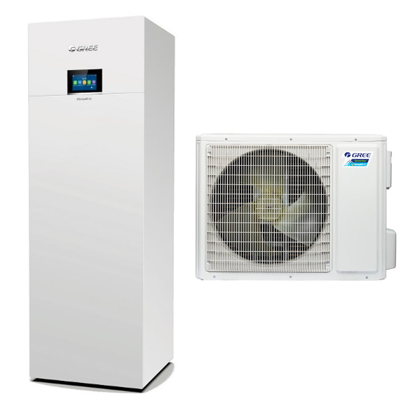 GRS-CQ4.0Pd/ Nhh-E(O) GRSCQ4.0PdG/ Nhh-E(I) GREE VERSATI III oras-vanduo šilumos siurblys 4.0 kW