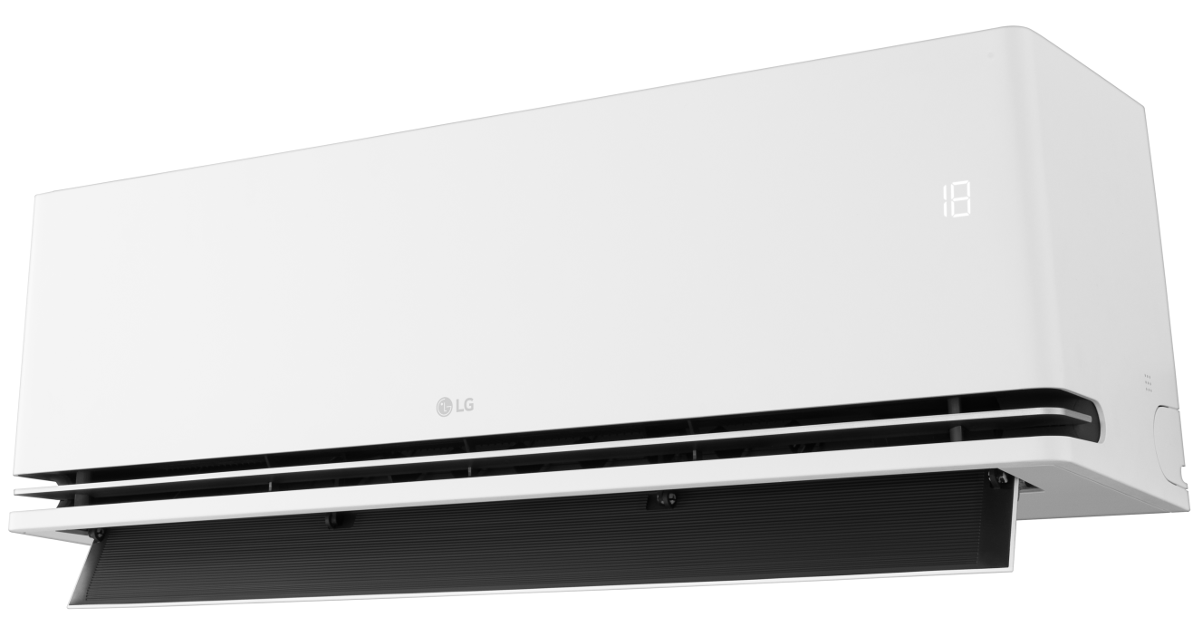 LG Dualcool Premium Deluxe Soft Air bevėjis H24S1D.NS1 H24S1D.U24 6.6/7.5 kW oro kondicionierius LG Dualcool Premium Deluxe Soft Air bevėjis H24S1D.NS1 H24S1D.U24 6.6/7.5 kW oro kondicionierius