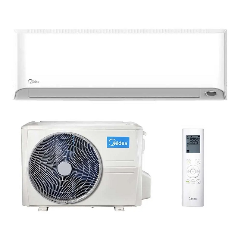 MSOPBU-09HRFN8-QRE3GW - MOX330-09HFN8-QRE3GW Midea Oasis Plus 2.6/4.1 kW šilumos siurblys