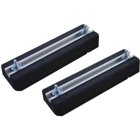 0600XS juodos guminės atramos 60 cm (130x95)