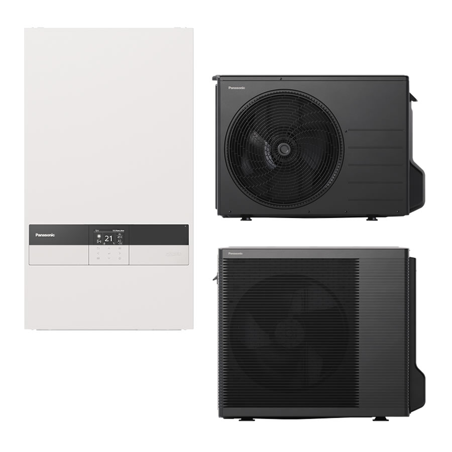WH-SDC0309K6E5 / WH-UDZ05KE5 Panasonic Bi-Bloc vienfazis K kartos 5.0 kW oras-vanduo šilumos siurblys