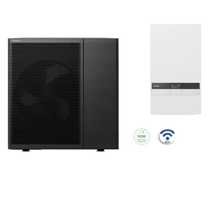 WH-SDC0509L6E5 / WH-WDG05LE5 Panasonic Bi-Bloc vienfazis L kartos 5.0 kW oras-vanduo šilumos siurblys