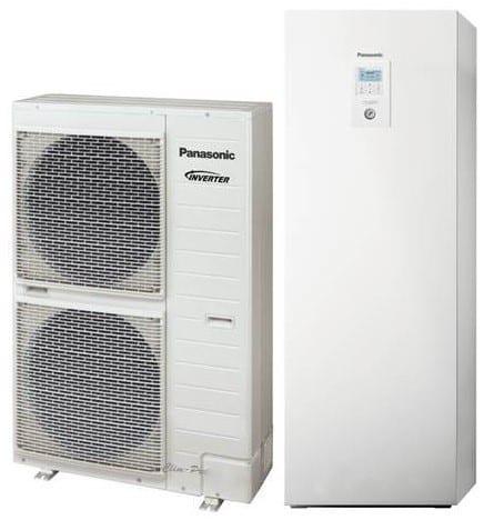 WH-ADC0916H9E8 / WH-UX16HE8 Panasonic T-CAP 16.0 kW oras-vanduo šilumos siurblys su integruota vandens talpa