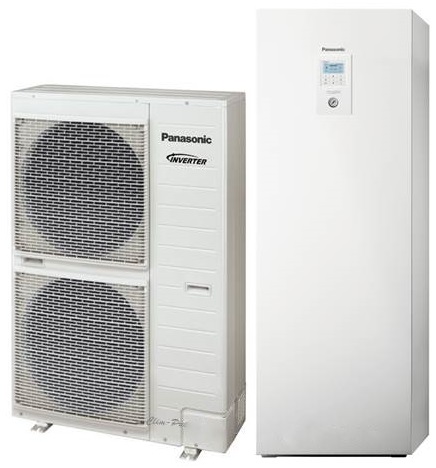 WH-ADC0916H9E8 / WH-UD12HE8 Panasonic 12.0 kW oras-vanduo šilumos siurblys su integruota vandens talpa 3 f