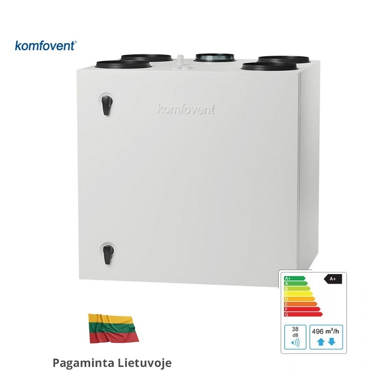 Rekuperatorius KOMFOVENT Domekt R 450 V C6M L/A F7/M5