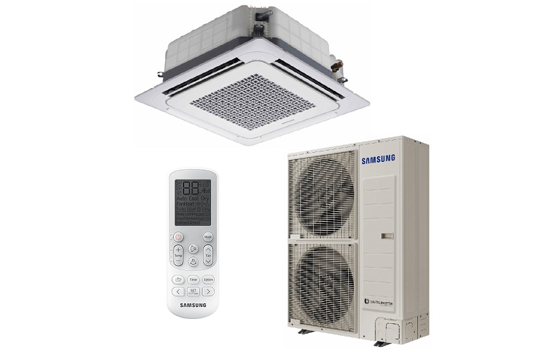 AC071JN4CEH/EU-AC071JXSCEH/EU SAMSUNG Nordic 4-kryptis 7.1/8.0 kW kasetinis šilumos siurblys