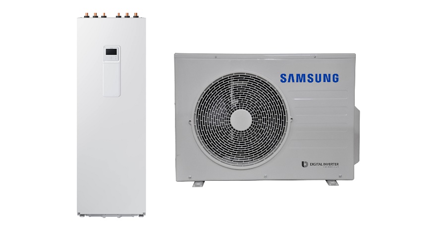 AE260RNWSEG/EU-AE060RXEDEG/EU SAMSUNG 6.0/6.5 kW split (su 260 L tūriniu šildytuvu) oras-vanduo šilumos siurblys