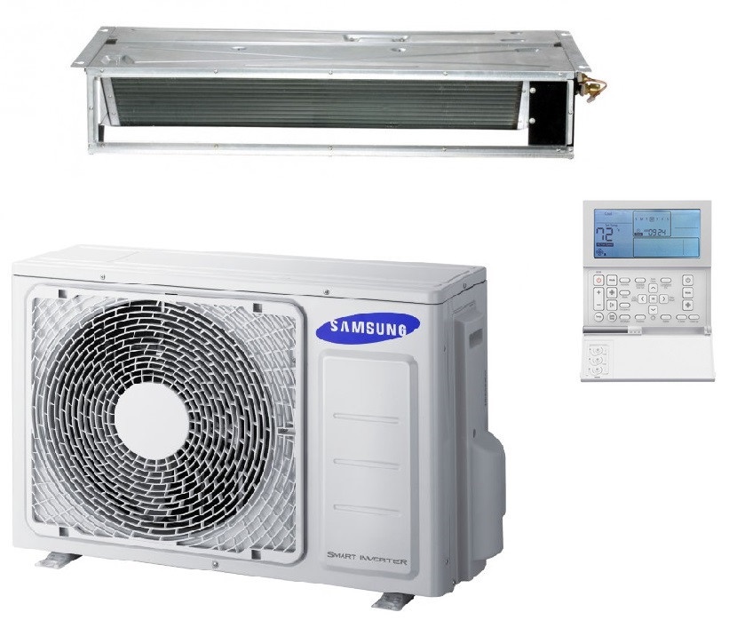 AC026RNLDKG/EU-AC026RXADKG/EU SAMSUNG 2.6/3.3 kW žemo slėgio kanalinis šilumos siurblys