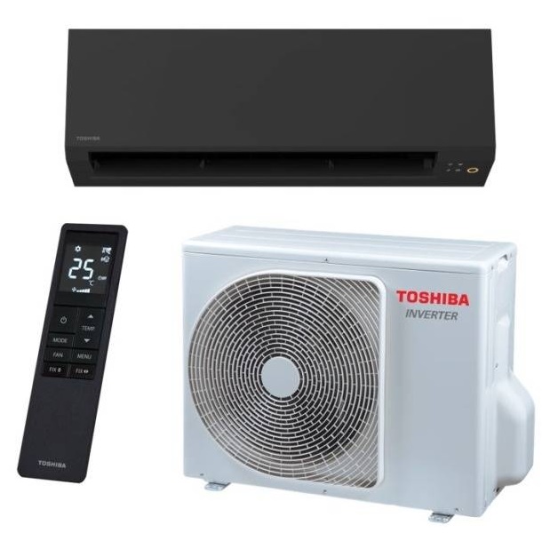 Toshiba Polar+ Black RAS-25G3KVSGB-ND - RAS-25J2AVSG-ND1 2.8/3.2 kW šilumos siurblys