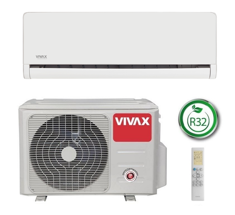 ACP-18CH50AEHI White VIVAX 5.3/5.6 kW oro kondicionierius - šilumos siurblys