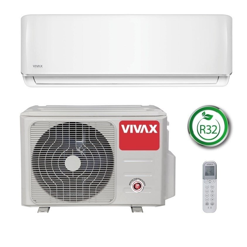 ACP-09CH25AERI White VIVAX 2.64/2.93 kW oro kondicionierius - šilumos siurblys